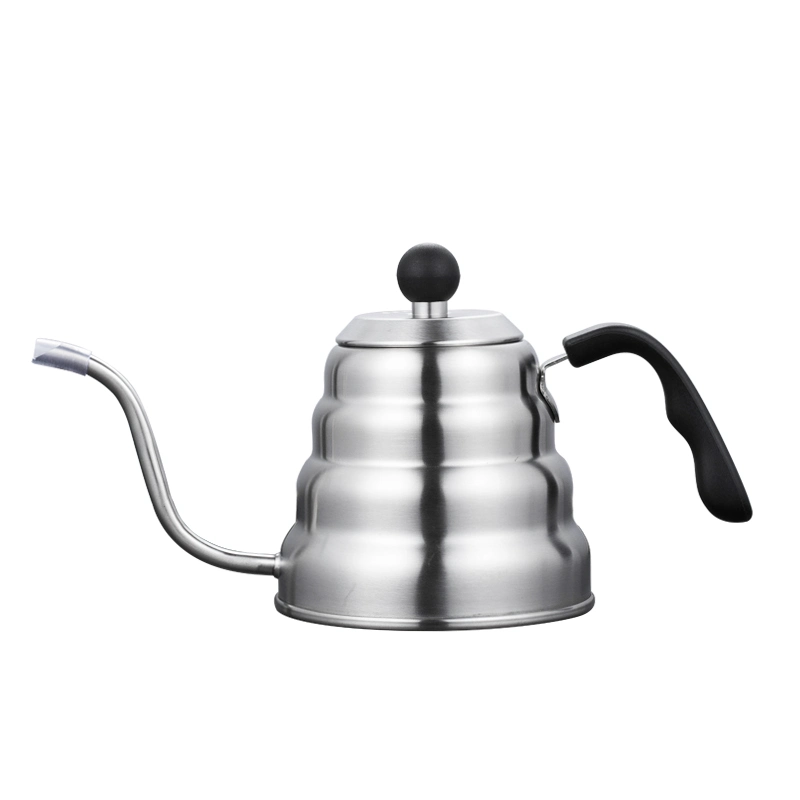 Camping Home Plastic Handle Stainless Steel Tea Gooseneck Coffee Kettle